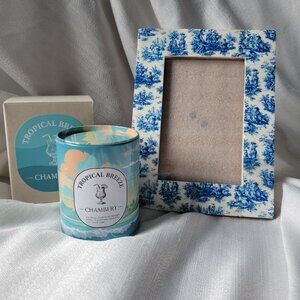 Photo frame and candle bundle